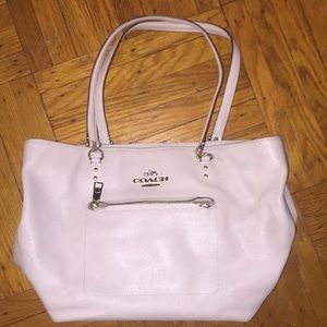 Coach Cream Leather Bag